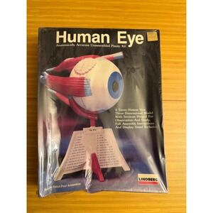 Lindberg Human Eye Anatomically Accurate Unassembled Plastic Kit 4 Times Size